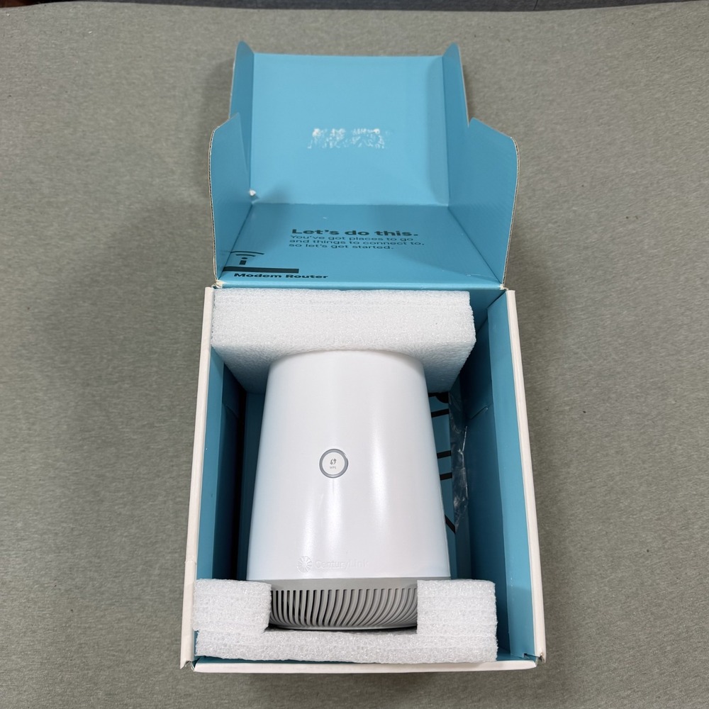 CenturyLink Modem Router White WiFi 6 Fiber C4000XG Greenwave Combo